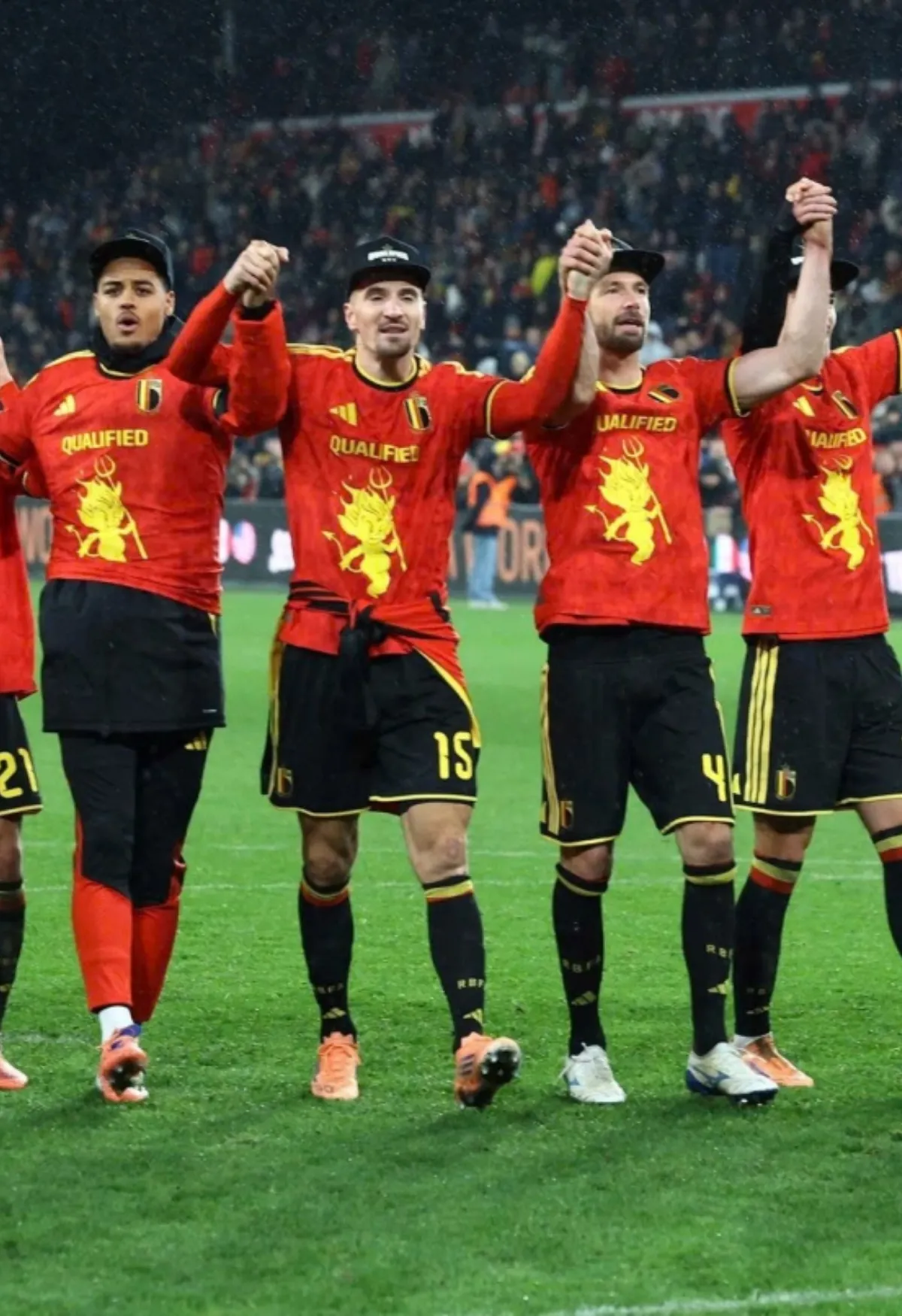Đội Tuyển Bỉ Ăn Mừng