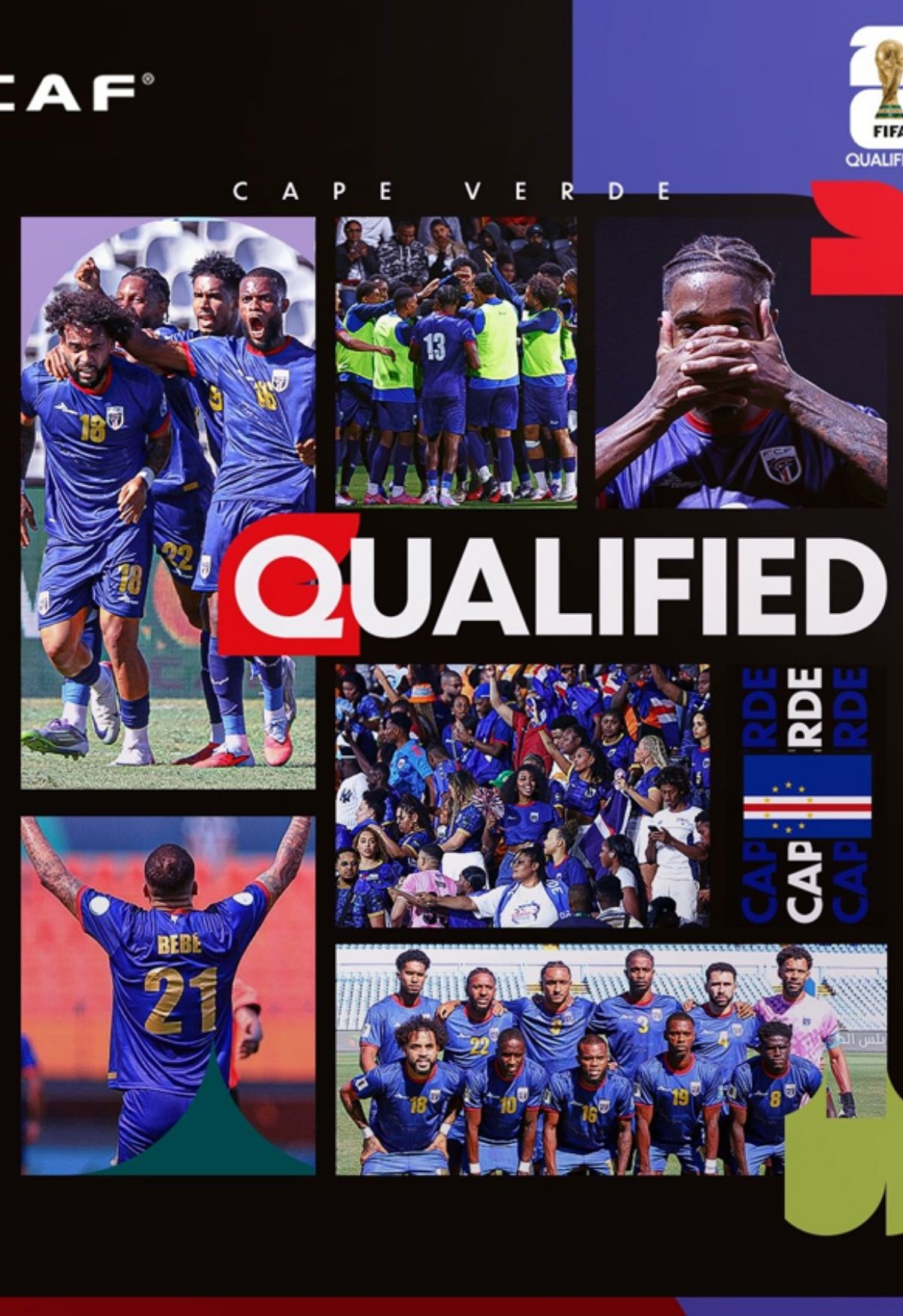 Cape Verde công bố chính thức: Qualified for World Cup 2026